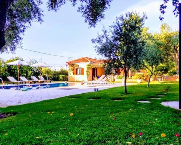 Mediterranean Garden Villa Vathí エクステリア 写真